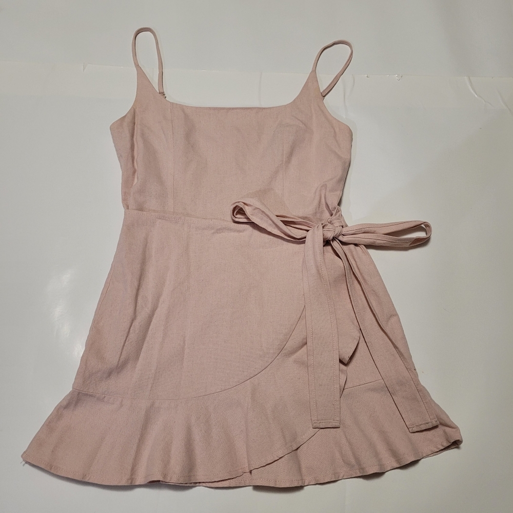 Princess poly pink wrap dress
